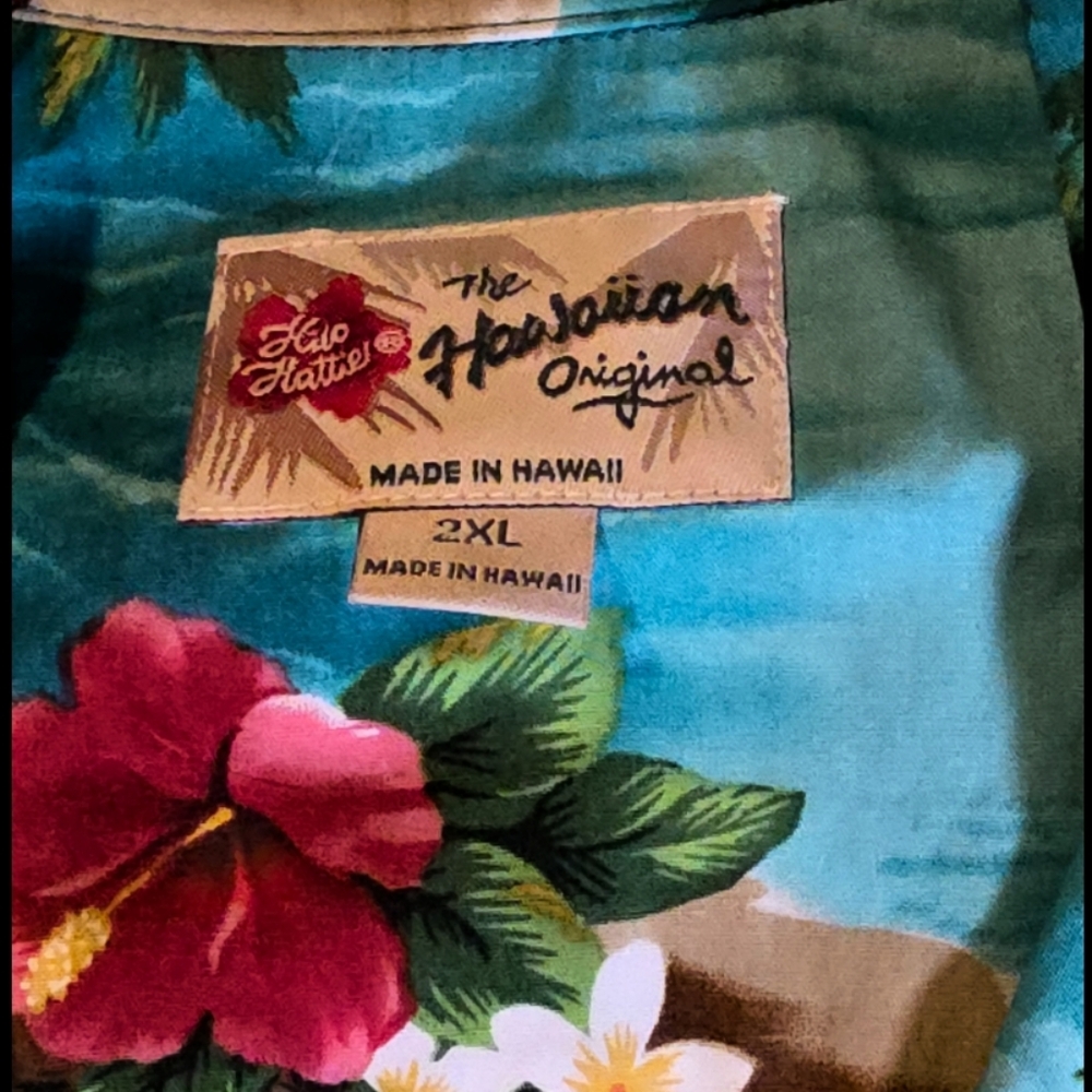 NWT Hilo Hattie "The Hawaiian Original" Hawaiian S/S Shirt Sz 2XL - Picture 2 of 6